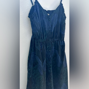 Ecote Mini Dress (Urban Outfitters) Leaf/Feather Sz S‎